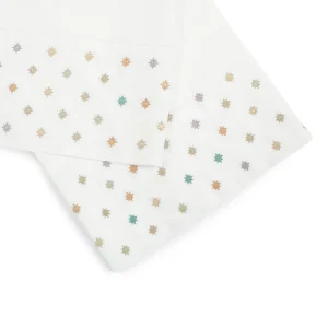 Juego De Sábanas Cuna 100% Algodón Pima 400 Hilos Estrella